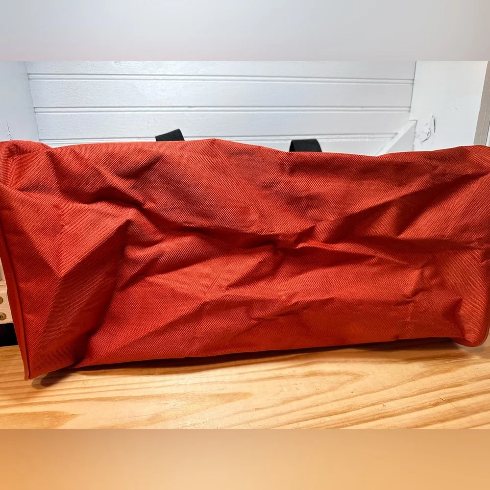 MLB Astros Red Duffel Bag with Black Straps